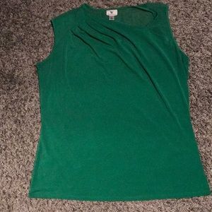3/$15-Sleeveless green top